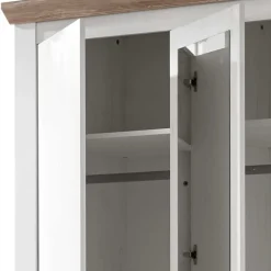 Discount Wohnen 215x201x60 Kleiderschrank Country Style - Nedita
