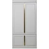 Online Wohnen 110x215x62 Kleiderschrank in Hellgrau - Emra
