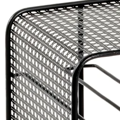 Outlet Wohnen 30x46x24 Kleines Flaschenregal in Schwarz - Selvas