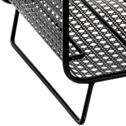 Outlet Wohnen 30x46x24 Kleines Flaschenregal in Schwarz - Selvas