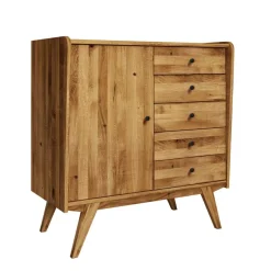 Sale Wohnen 100x105x50 Kombi Kommode im modernen Retro Look - Hardus
