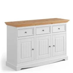 Hot Wohnen 130x85x45 Kombi-Kommode im Modern Country Style - Vitablo