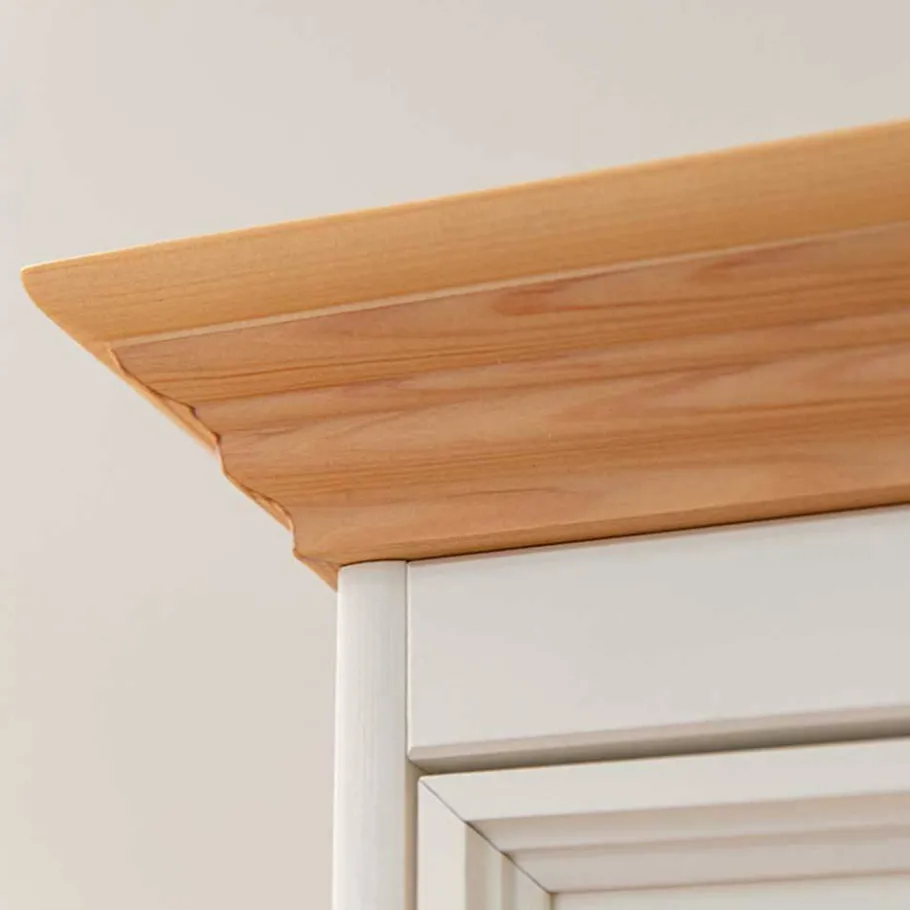 Hot Wohnen 130x85x45 Kombi-Kommode im Modern Country Style - Vitablo