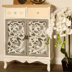 Sale Wohnen 68x89x35 Kombi-Kommode im Shabby Chic - Levino