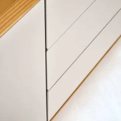 Wohnen 150x78x42 Kommode in Lichtgrau & Esche - Tadahiro