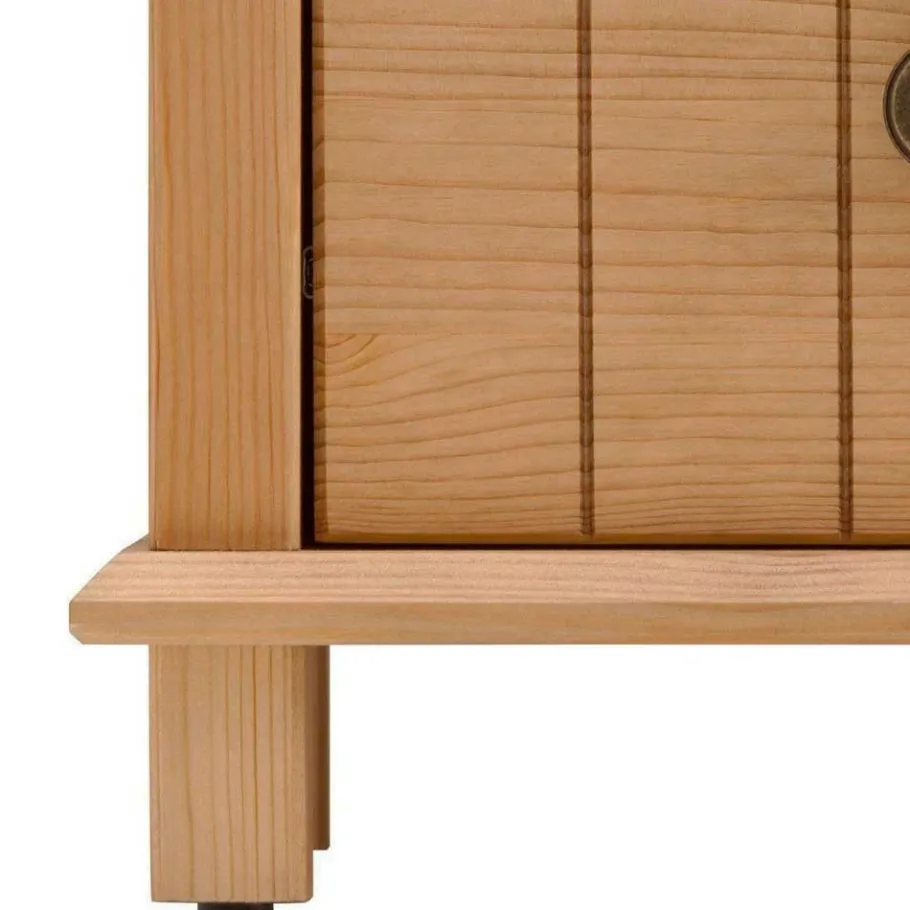 Clearance Wohnen 60x75x30 Kommode mit 3 Fächern & Tür - Akzinad