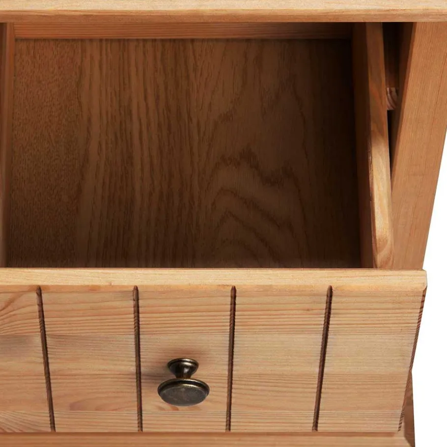 Clearance Wohnen 60x75x30 Kommode mit 3 Fächern & Tür - Akzinad