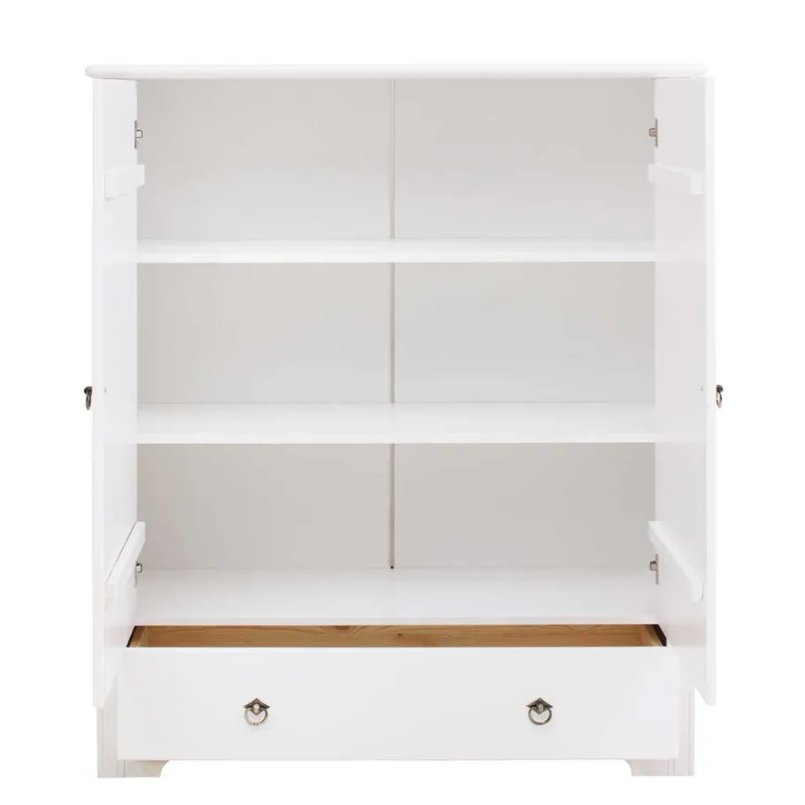 Wohnen 106x126x38 Kommode mit Doppeltür - Velriva
