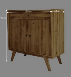 Sale Wohnen 100x105x50 Kommode mit Schublade - Hardus