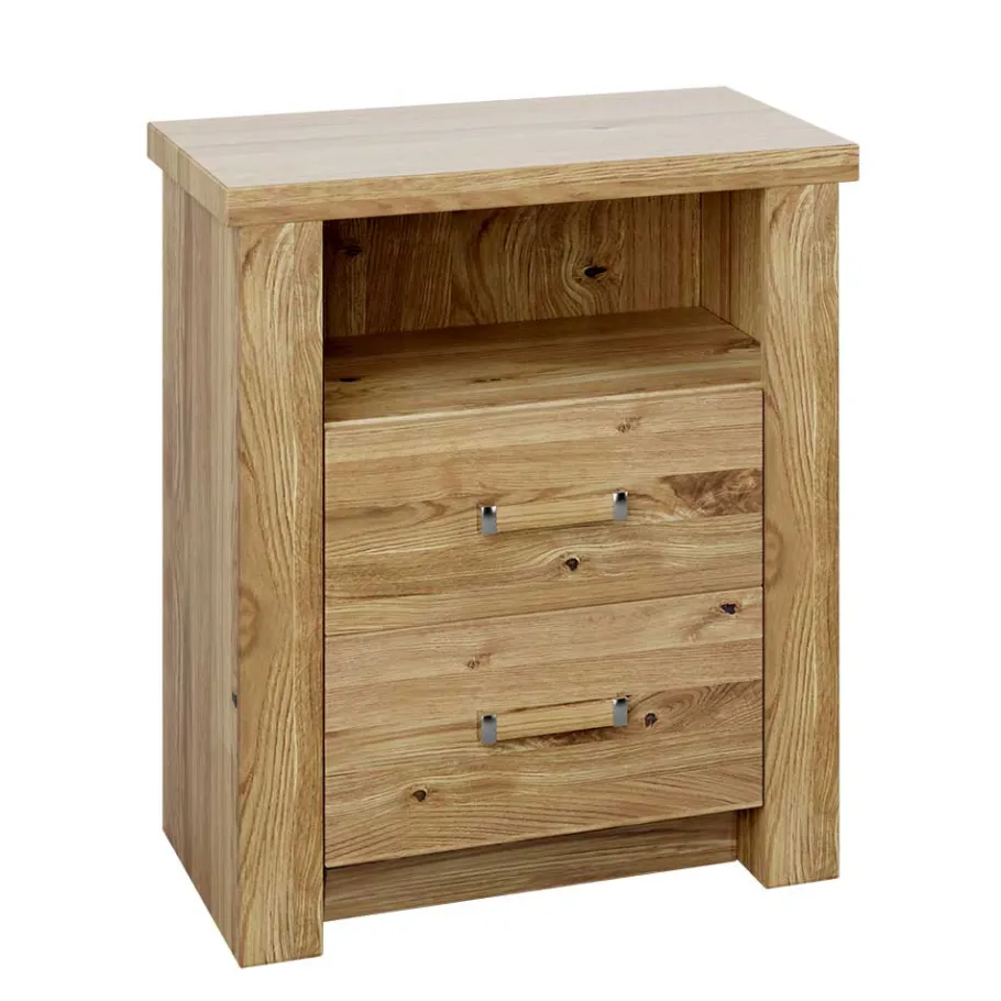 Hot Wohnen 60x71x44 Kommode mit zwei Schubladen & Fach - Zamron