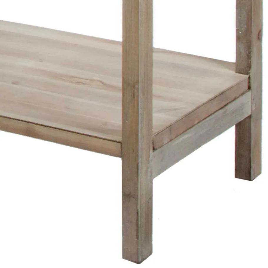Outlet Wohnen 85x77x37 Konsolentisch im Shabby Chic aus Tanne - Pontecuna
