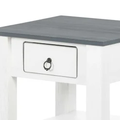 Sale Wohnen 50x45x50 Landhaus Couchtisch mit Schublade - Dyofora