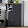 Outlet Wohnen 93x150x42 Landhaus Hochkommode mit LED - Thumbs