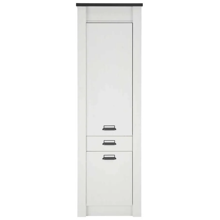 Best Wohnen 62x201x64 Landhaus Küchenschrank in Weiß - Eture