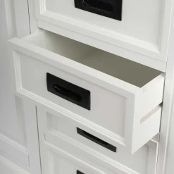 Outlet Wohnen 114x77x41 Landhaus Kommode mit acht Schubladen - Bleaks