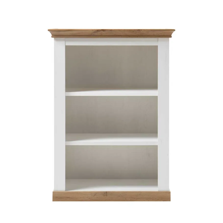 Clearance Wohnen 102x139x44 Landhaus Regal mit 3 Fächern - Diatara