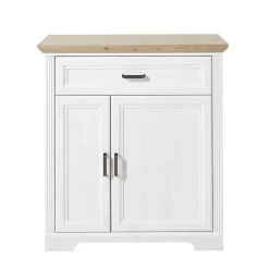Best Wohnen 93x102x41 Landhaus Schuhschrank mit Schublade - Nurelcas