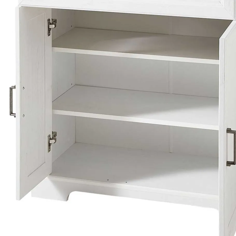Best Wohnen 93x102x41 Landhaus Schuhschrank mit Schublade - Nurelcas