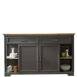 Discount Wohnen 171x102x48 Landhaus Sideboard in Grau - Thumbs