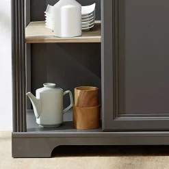 Discount Wohnen 171x102x48 Landhaus Sideboard in Grau - Thumbs