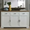 Online Wohnen 166x102x48 Landhaus Sideboard mit Türen - Sinolita