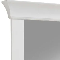 Wohnen 65x85x14 Landhausspiegel in Weiß - Satumare