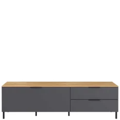 Discount Wohnen 16x47x47 Lowboard mit zwei Schubladen & Klappe - Lurys I