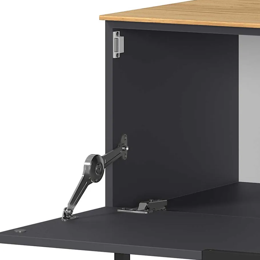 Discount Wohnen 16x47x47 Lowboard mit zwei Schubladen & Klappe - Lurys I