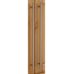 Outlet Wohnen 94x133x39 Modern Country Highboard aus Kiefer massiv - Noellisa