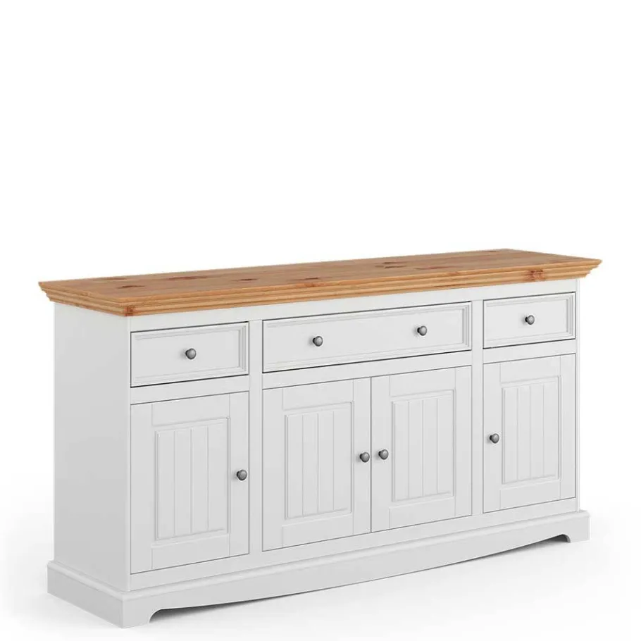 Outlet Wohnen 167x85x45 Modern Country Sideboard zweifarbig - Vitablo