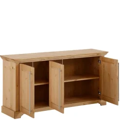 Sale Wohnen 132x70x39 Moderne Holzkommode mit drei Türen - Noellisa