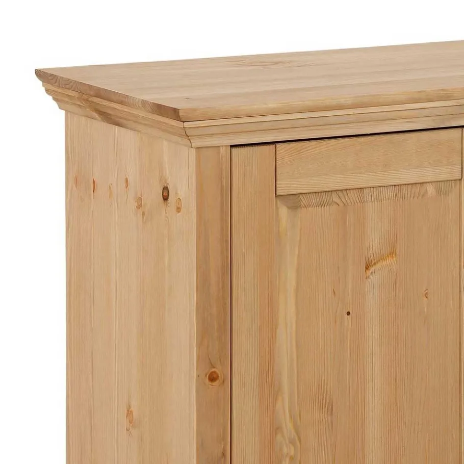 Sale Wohnen 132x70x39 Moderne Holzkommode mit drei Türen - Noellisa