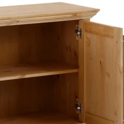 Sale Wohnen 132x70x39 Moderne Holzkommode mit drei Türen - Noellisa