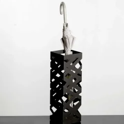 Best Wohnen 16x48x16 Moderner Schirmständer in Schwarz - Rigunac
