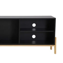 Best Wohnen 185x54x34 Moderner TV Unterschrank mit Schiebetür - Penanza