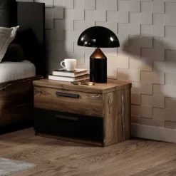 New Wohnen 46x37x40 Nachtkommode auf Sockel - Rose