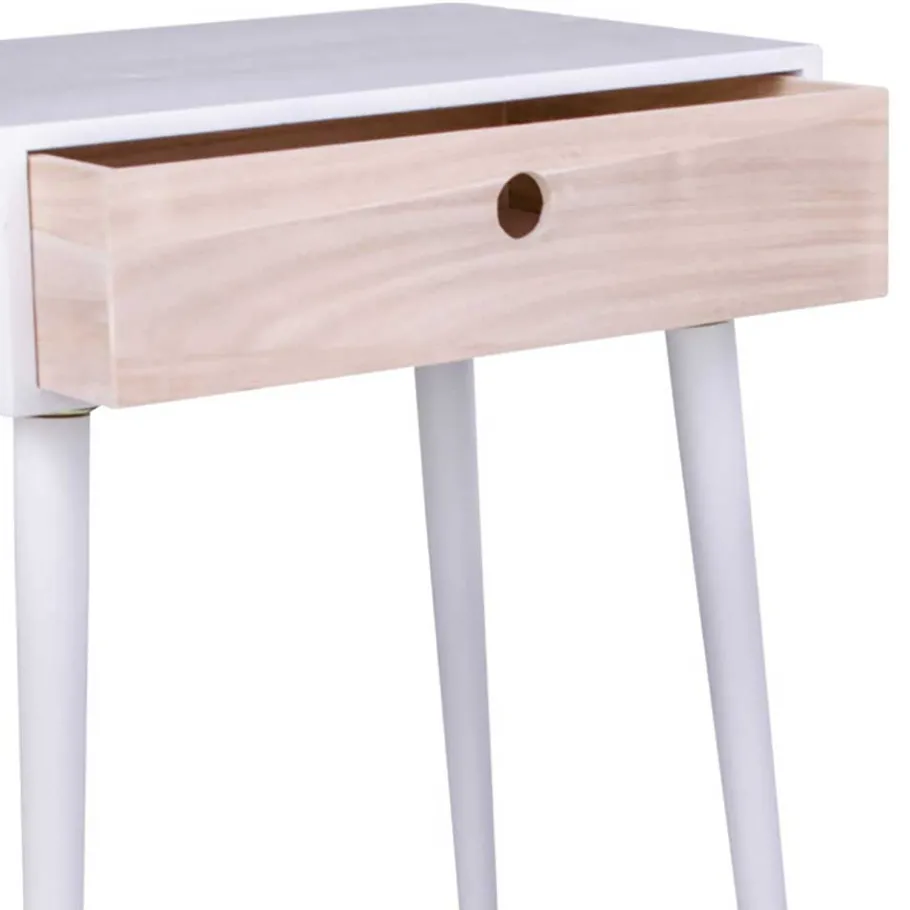 Outlet Wohnen 45x55x32 Nachtkonsole im Skandinavischen Wohnstil - Synfonica