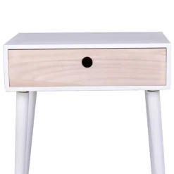 Outlet Wohnen 45x55x32 Nachtkonsole im Skandinavischen Wohnstil - Synfonica