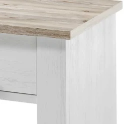 Outlet Wohnen 58x45x40 Nachtkonsole mit Schublade - Nedita