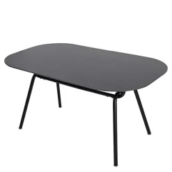 Clearance Wohnen 150x75x90 Ovaler Esstisch aus Sinterstein - Bostian