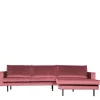 Hot Wohnen 300x85x155 Polsterecke in Pink & Schwarz - Majanco