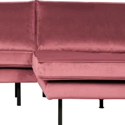 Hot Wohnen 300x85x155 Polsterecke in Pink & Schwarz - Majanco