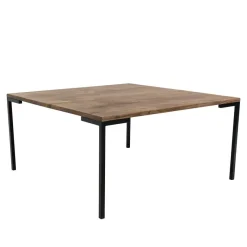 Wohnen 90x45x90 Quadrat Couchtisch aus Eiche mit Räucheröl - Ontenta