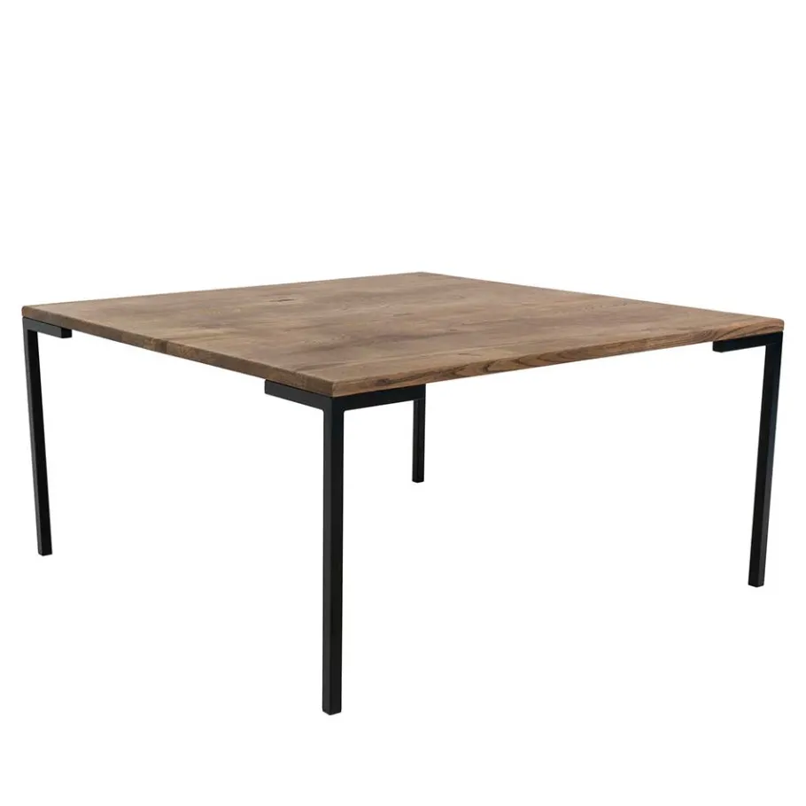 Wohnen 90x45x90 Quadrat Couchtisch aus Eiche mit Räucheröl - Ontenta