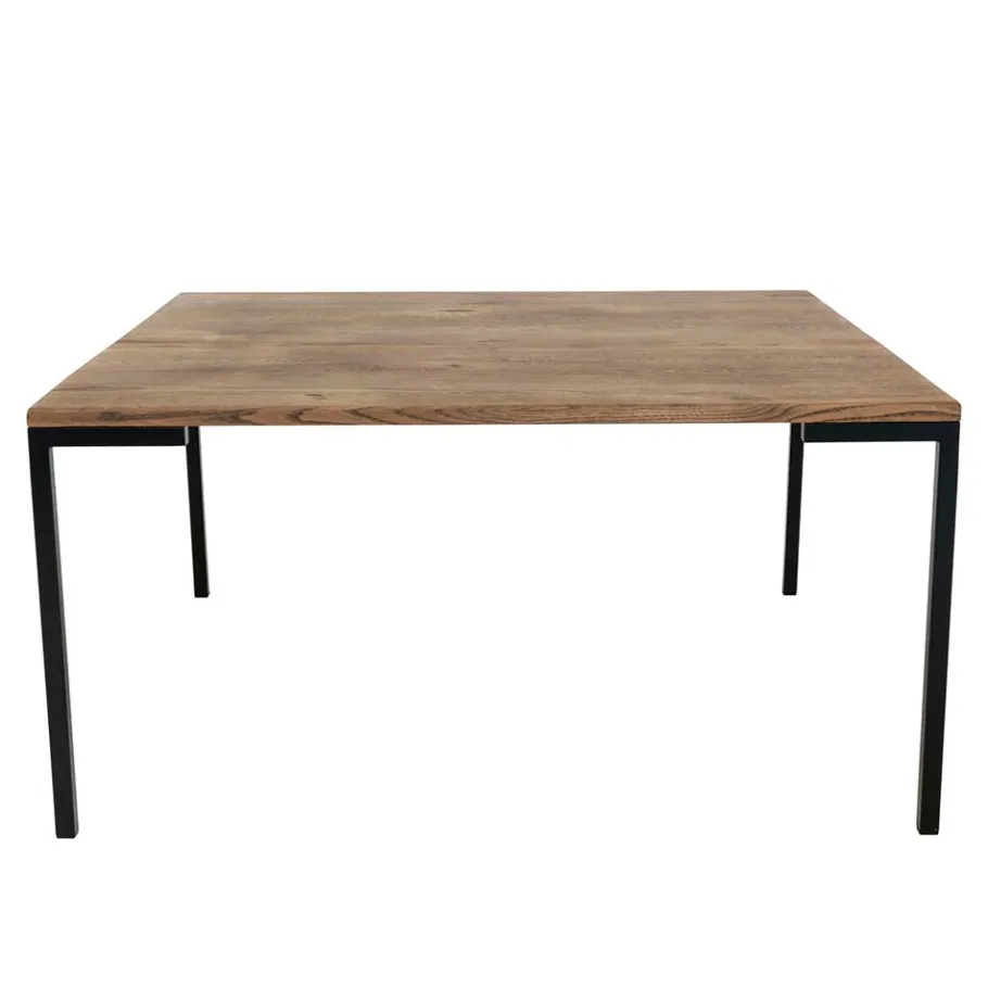 Wohnen 90x45x90 Quadrat Couchtisch aus Eiche mit Räucheröl - Ontenta