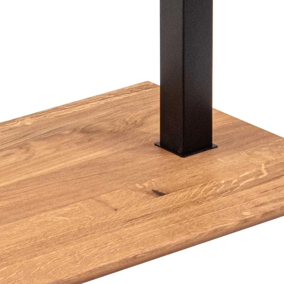 Best Wohnen 70x64x60 Rauchglas Anstelltisch höhenverstellbar - Mally