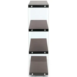 Clearance Wohnen 83x113x30 Regal in Walnussfarben MDF - Ucera