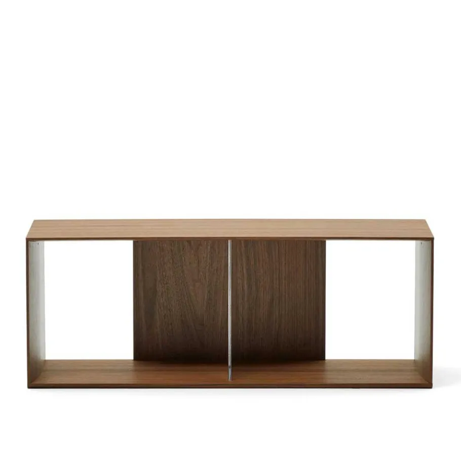 Best Wohnen 101x38x30 Regel Element in Nussbaum Furnier - Lician