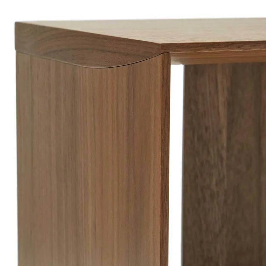 Best Wohnen 101x38x30 Regel Element in Nussbaum Furnier - Lician