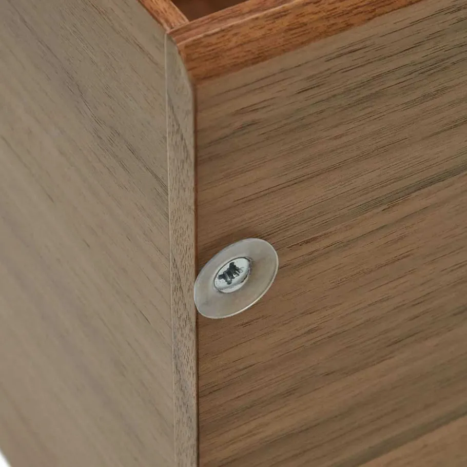 Best Wohnen 101x38x30 Regel Element in Nussbaum Furnier - Lician